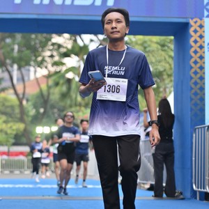 Race photo from KEMLU RUN 2026