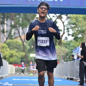 Race photo from KEMLU RUN 2026