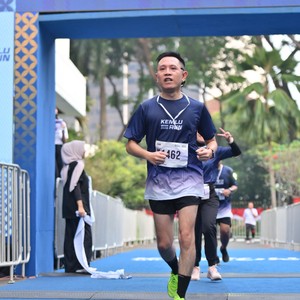 Race photo from KEMLU RUN 2026