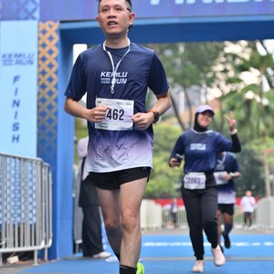 Race photo from KEMLU RUN 2026