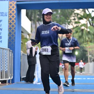 Race photo from KEMLU RUN 2026