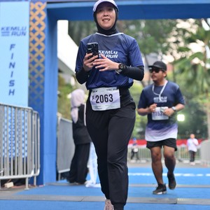 Race photo from KEMLU RUN 2026