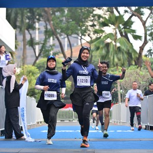 Race photo from KEMLU RUN 2026