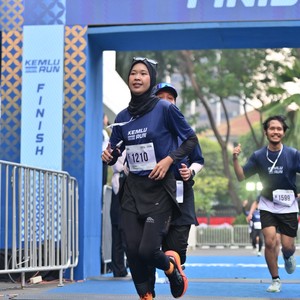 Race photo from KEMLU RUN 2026
