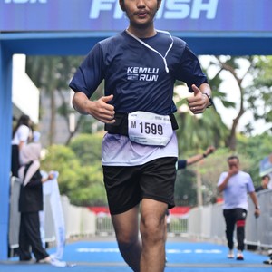 Race photo from KEMLU RUN 2026