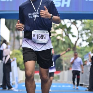 Race photo from KEMLU RUN 2026