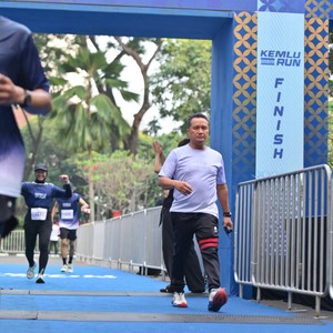 Race photo from KEMLU RUN 2026