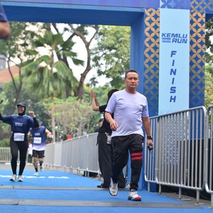 Race photo from KEMLU RUN 2026