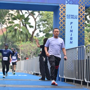 Race photo from KEMLU RUN 2026