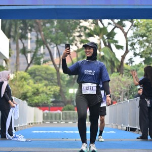 Race photo from KEMLU RUN 2026