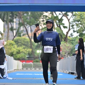 Race photo from KEMLU RUN 2026
