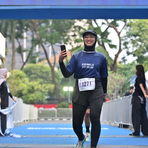 Race photo from KEMLU RUN 2026