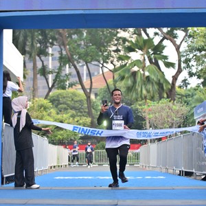 Race photo from KEMLU RUN 2026