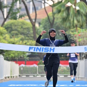 Race photo from KEMLU RUN 2026