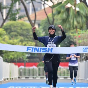 Race photo from KEMLU RUN 2026