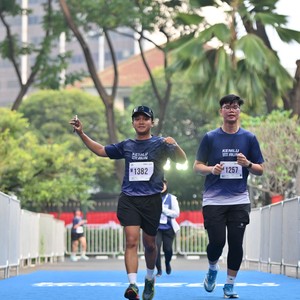 Race photo from KEMLU RUN 2026