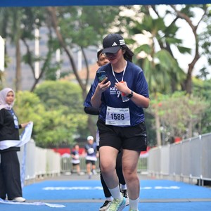 Race photo from KEMLU RUN 2026