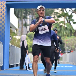 Race photo from KEMLU RUN 2026