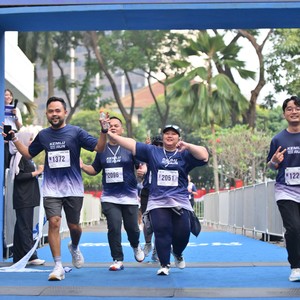 Race photo from KEMLU RUN 2026