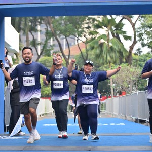 Race photo from KEMLU RUN 2026