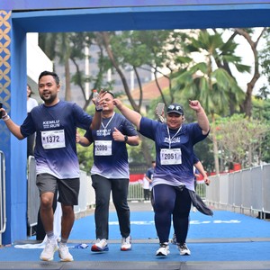 Race photo from KEMLU RUN 2026