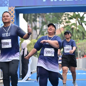 Race photo from KEMLU RUN 2026