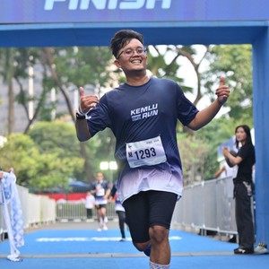 Race photo from KEMLU RUN 2026