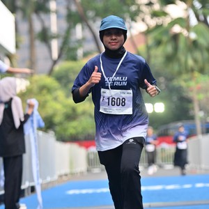 Race photo from KEMLU RUN 2026