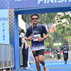 Race photo from KEMLU RUN 2026