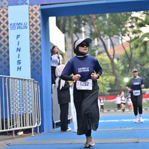 Race photo from KEMLU RUN 2026