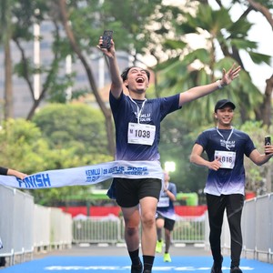 Race photo from KEMLU RUN 2026
