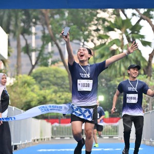 Race photo from KEMLU RUN 2026