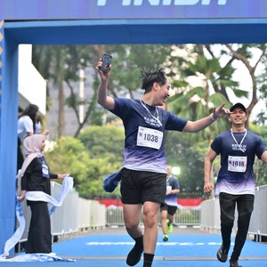 Race photo from KEMLU RUN 2026