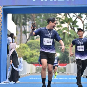 Race photo from KEMLU RUN 2026