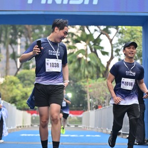 Race photo from KEMLU RUN 2026