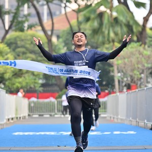 Race photo from KEMLU RUN 2026