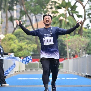Race photo from KEMLU RUN 2026