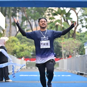 Race photo from KEMLU RUN 2026