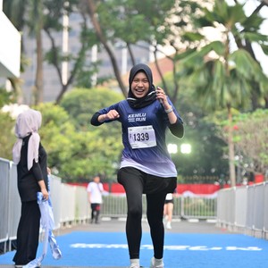 Race photo from KEMLU RUN 2026