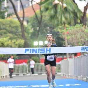 Race photo from KEMLU RUN 2026