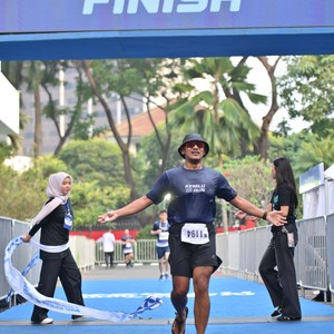 Race photo from KEMLU RUN 2026