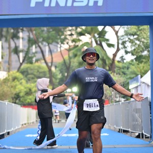 Race photo from KEMLU RUN 2026