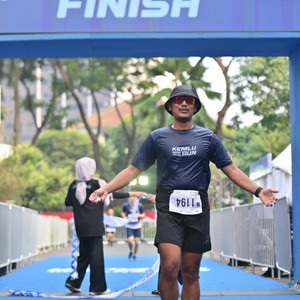 Race photo from KEMLU RUN 2026