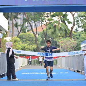 Race photo from KEMLU RUN 2026