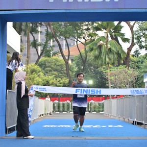 Race photo from KEMLU RUN 2026