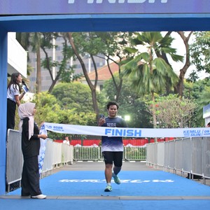 Race photo from KEMLU RUN 2026