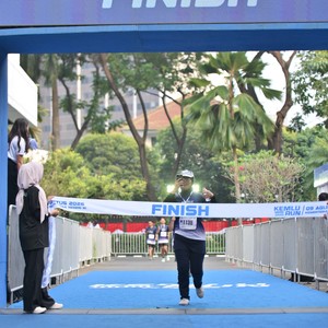 Race photo from KEMLU RUN 2026