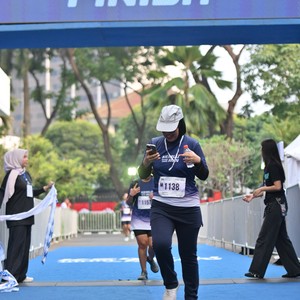 Race photo from KEMLU RUN 2026