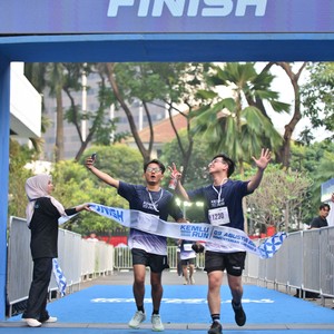 Race photo from KEMLU RUN 2026