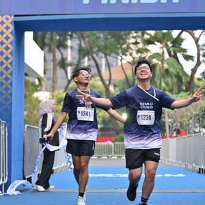 Race photo from KEMLU RUN 2026